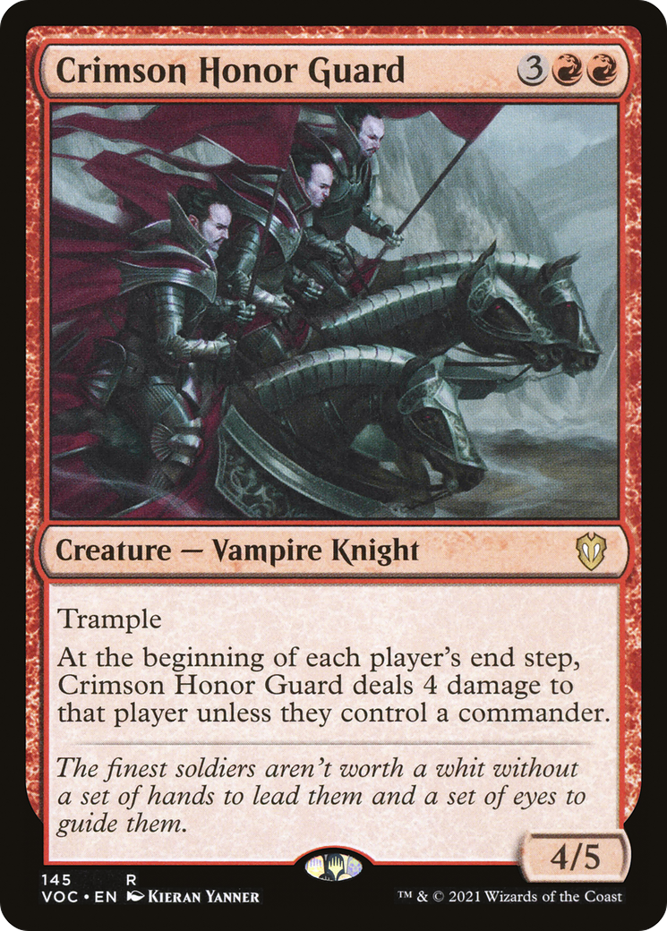 Image of Crimson Honor Guard [Innistrad: Crimson Vow Commander]