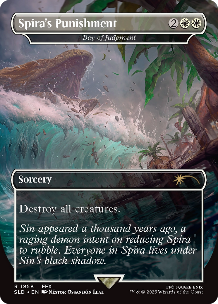 Image of Day of Judgment (SLD-1858) - Secret Lair Drop / Spira's Punishment (Borderless) Foil
