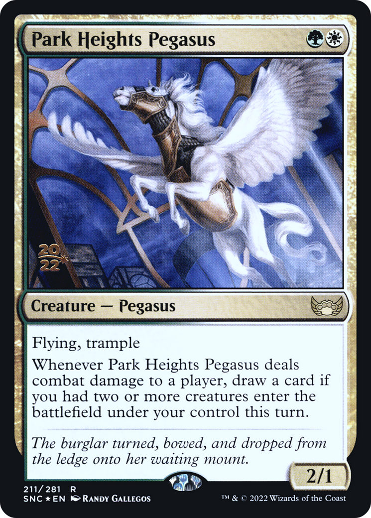 Image of Park Heights Pegasus [Streets of New Capenna Prerelease Promos]