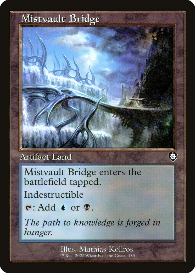 Image of Mistvault Bridge (Retro) [The Brothers' War Commander]