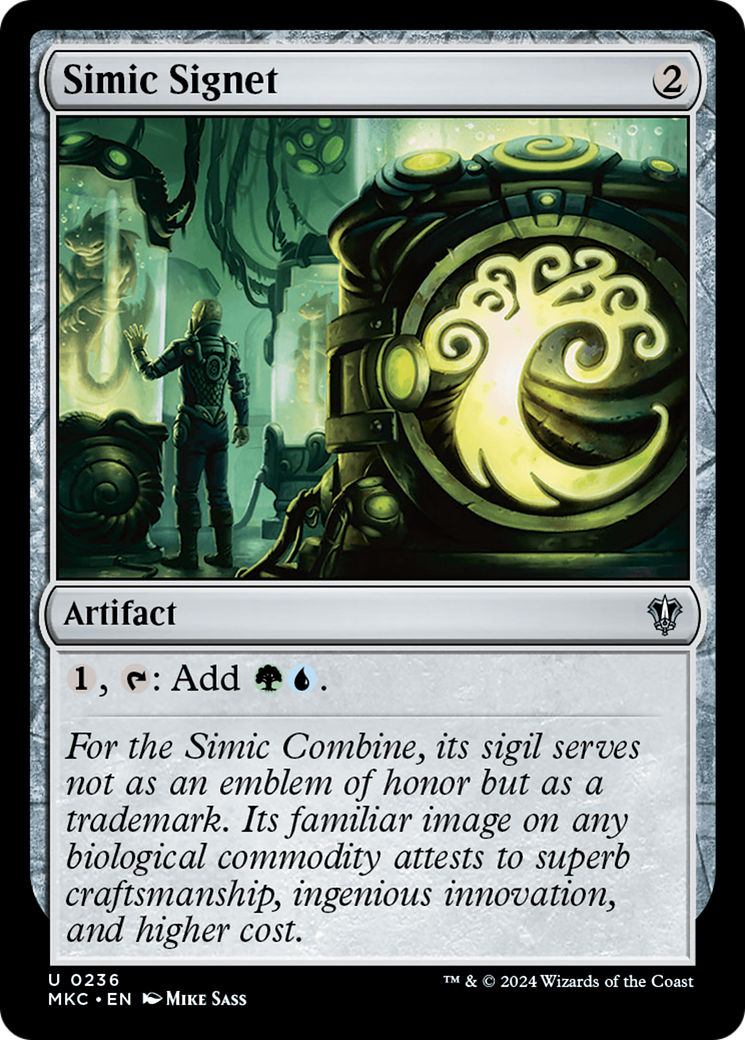 Image of Simic Signet [Murders at Karlov Manor Commander]