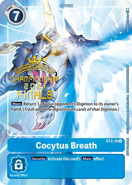 Image of Cocytus Breath [ST2-16] (2021 Championship Finals Tamer's Evolution Pack) [Starter Deck: Cocytus Blue Promos]