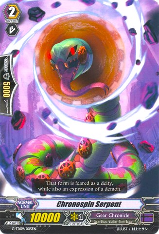 Image of Chronospin Serpent (G-TD09/005EN) [True Zodiac Time Beasts]