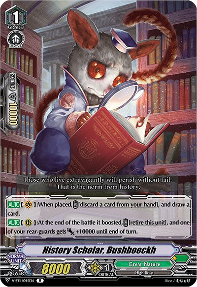 Image of History Scholar, Bushboeckh (V-BT11/045EN) [Storm of the Blue Cavalry]