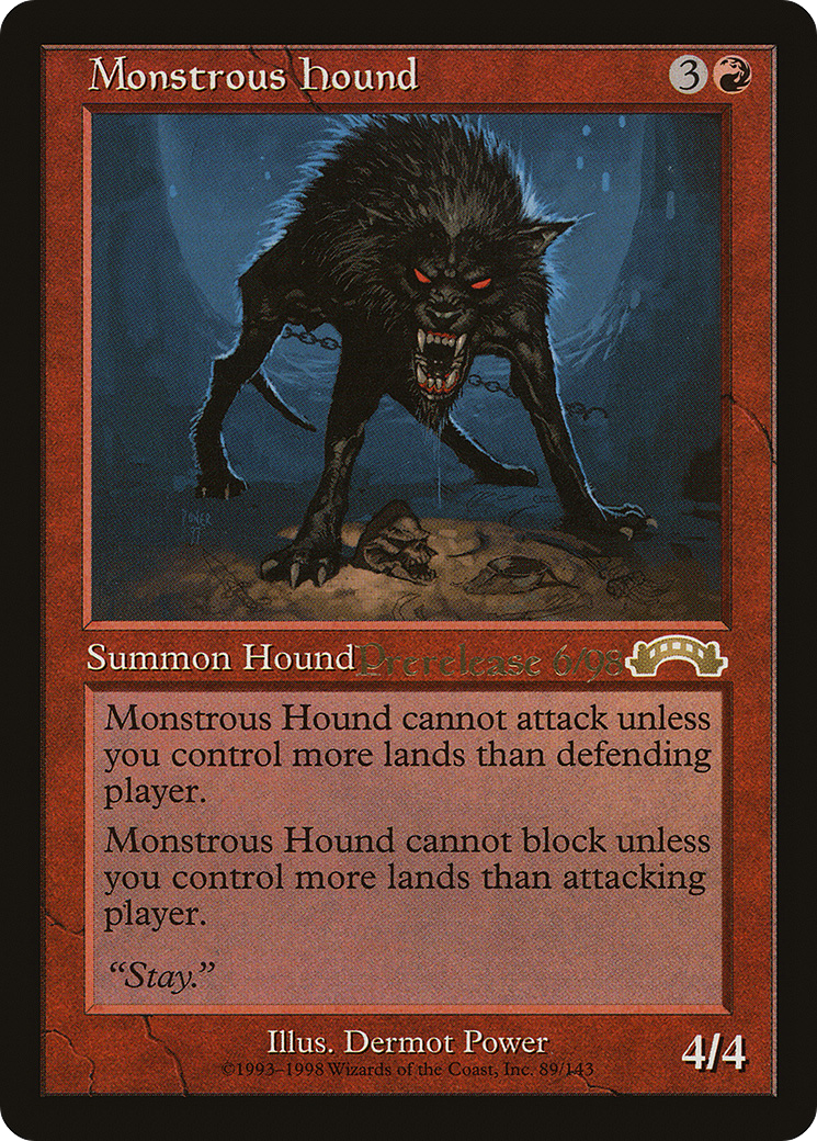 Image of Monstrous Hound [Exodus Promos]