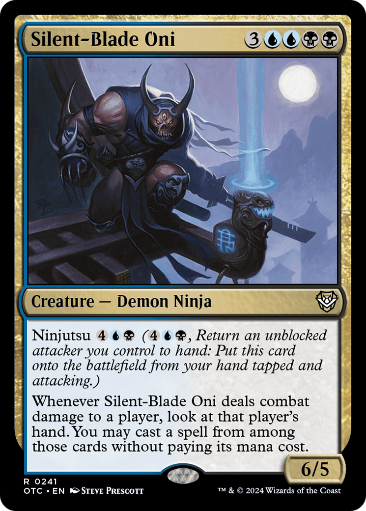 Image of Silent-Blade Oni [Outlaws of Thunder Junction Commander]