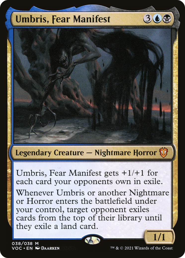 Image of Umbris, Fear Manifest [Innistrad: Crimson Vow Commander]