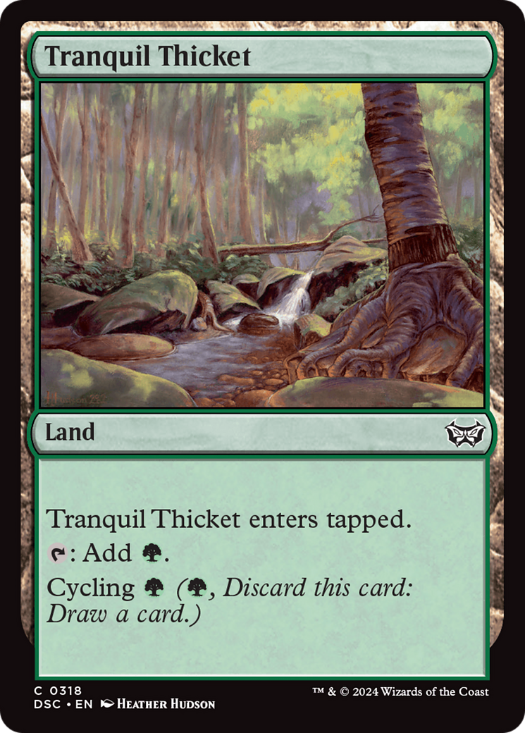 Image of Tranquil Thicket [Duskmourn: House of Horror Commander]