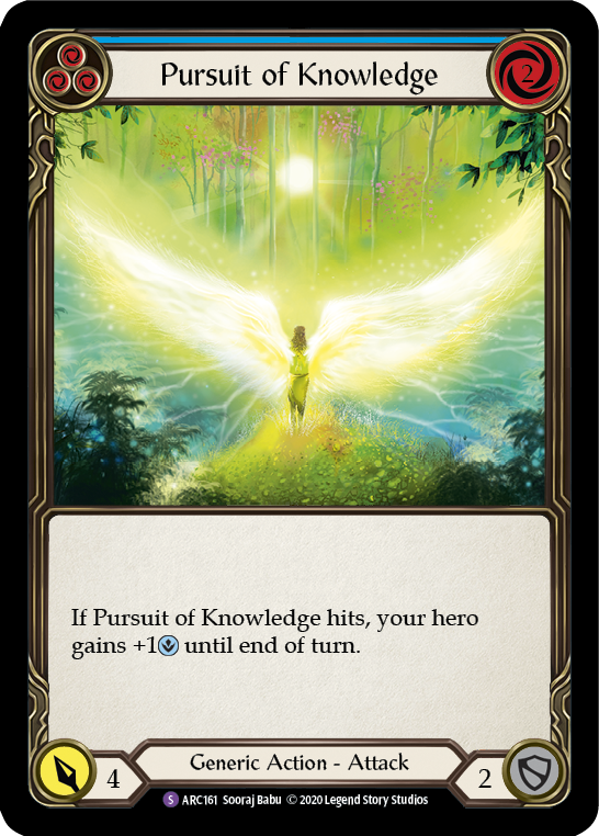 Image of Pursuit of Knowledge [U-ARC161] (Arcane Rising Unlimited)  Unlimited Normal