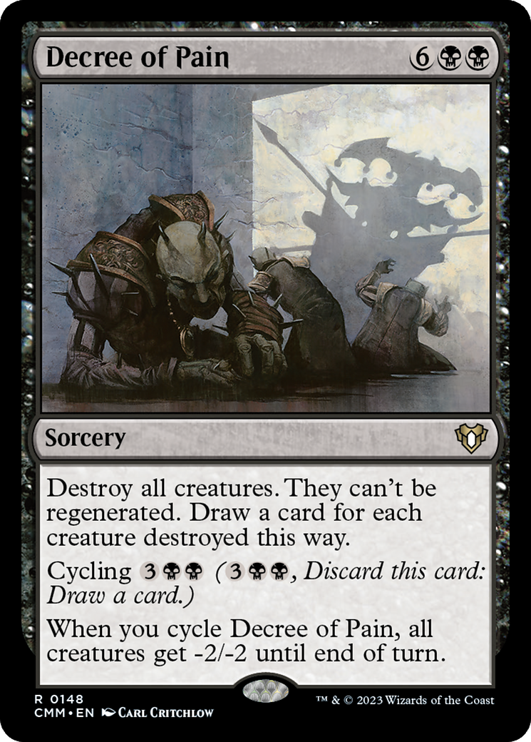 Image of Decree of Pain [Commander Masters]