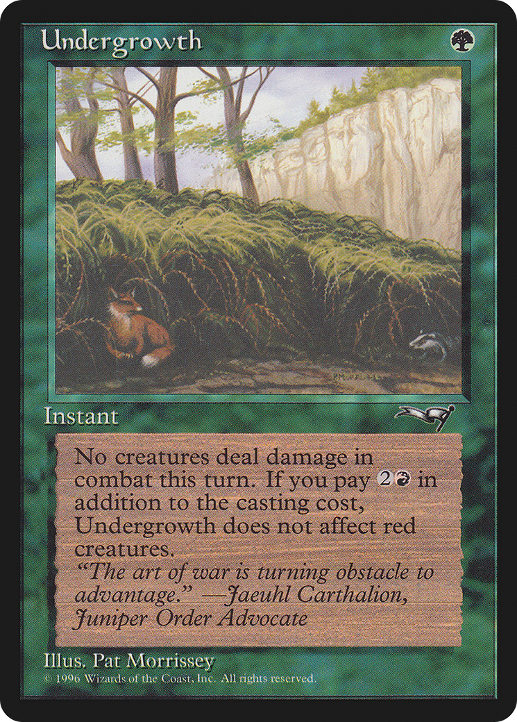 Image of Undergrowth (Wiping Brow) [Alliances]