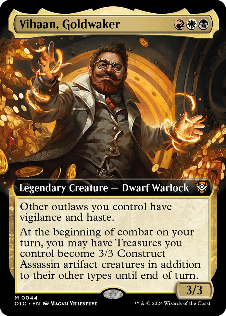 Image of Vihaan, Goldwaker (Extended Art) [Outlaws of Thunder Junction Commander]