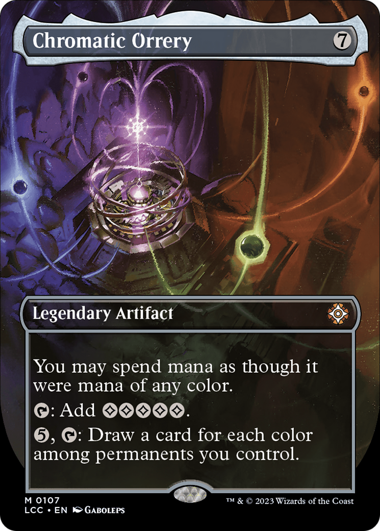 Image of Chromatic Orrery (Borderless) [The Lost Caverns of Ixalan Commander]