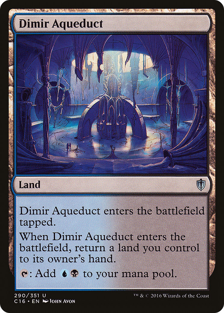 Image of Dimir Aqueduct [Commander 2016]