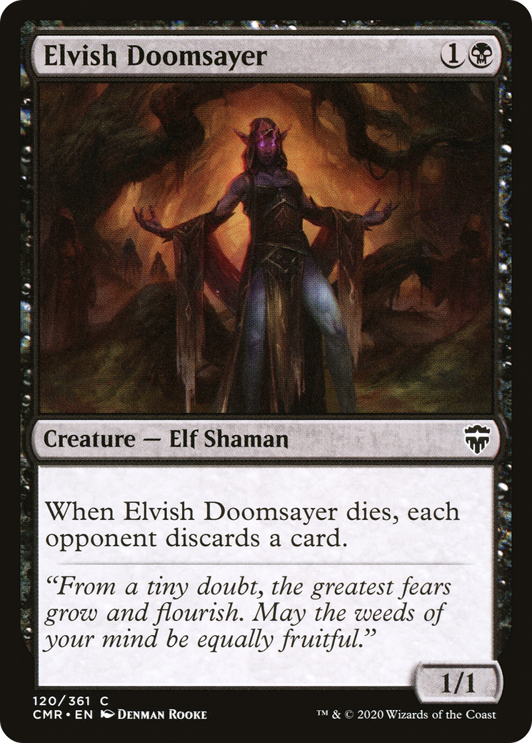 Image of Elvish Doomsayer [Commander Legends]
