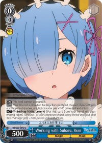 Image of Working with Subaru, Rem (RZ/S55-E072 U) [Re:ZERO Vol.2]