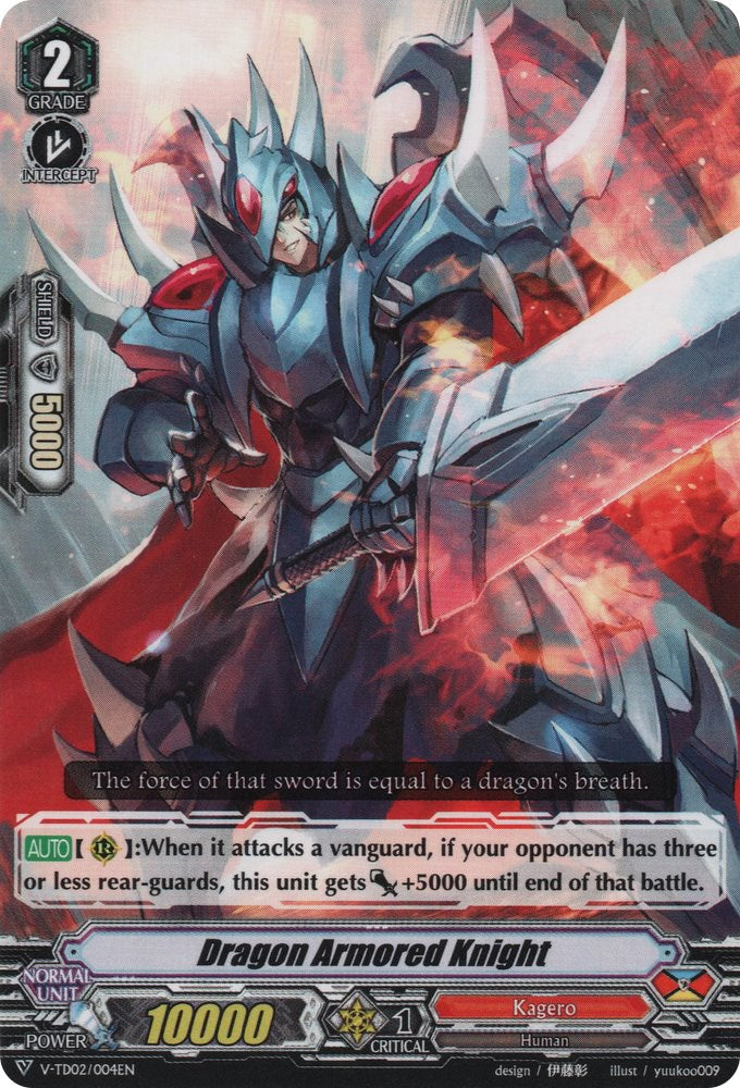Image of Dragon Armored Knight (V-TD02/004EN) [Toshiki Kai]