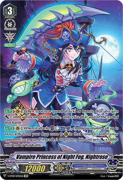 Image of Vampire Princess of Night Fog, Nightrose (V-BT09/SP02EN) [Butterfly d'Moonlight]