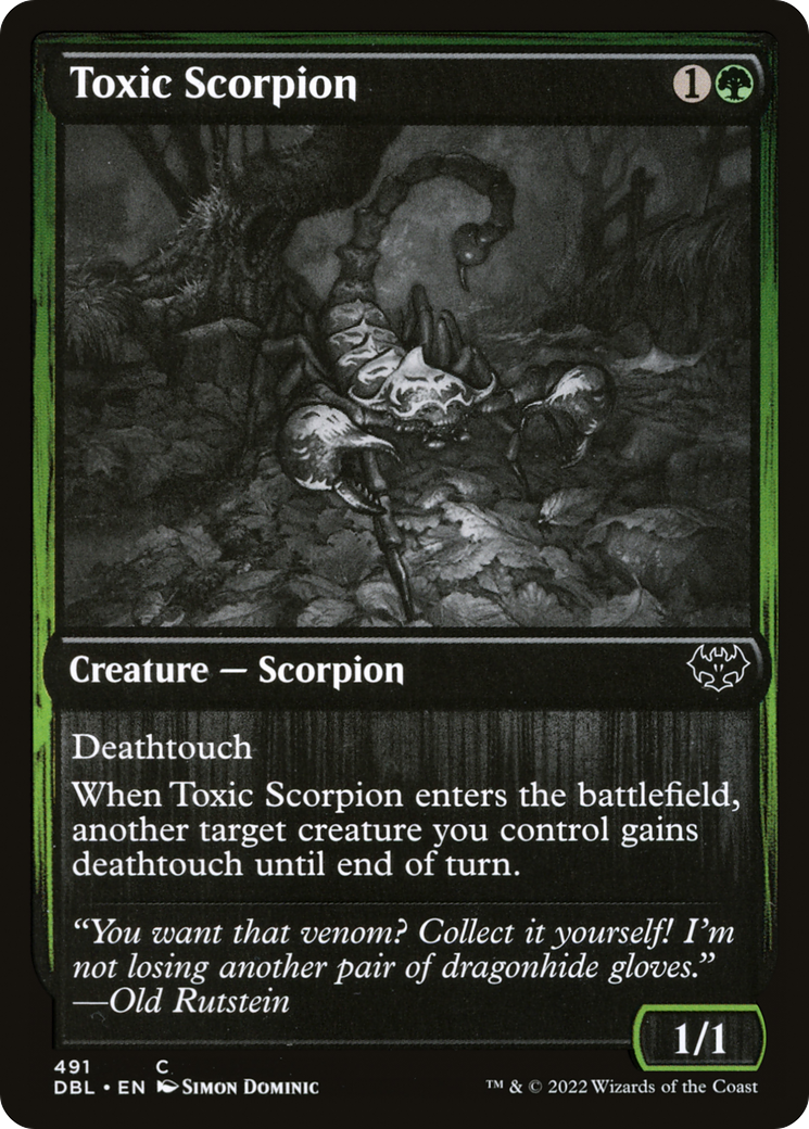 Image of Toxic Scorpion [Innistrad: Double Feature]