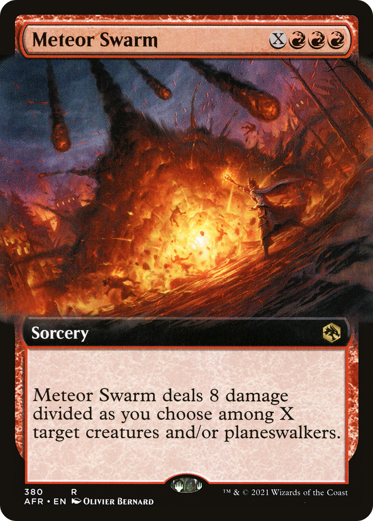 Image of Meteor Swarm (Extended Art) [Dungeons & Dragons: Adventures in the Forgotten Realms]