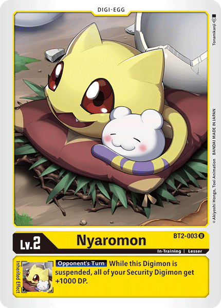 Image of Nyaromon [BT2-003] [Release Special Booster Ver.1.5]