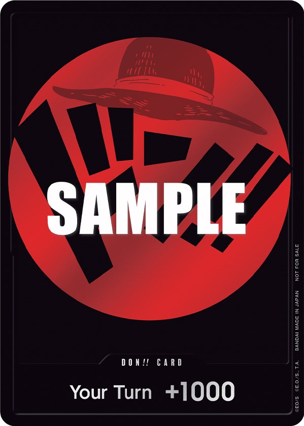 Image of DON!! Card (Red) [One Piece Promotion Cards]