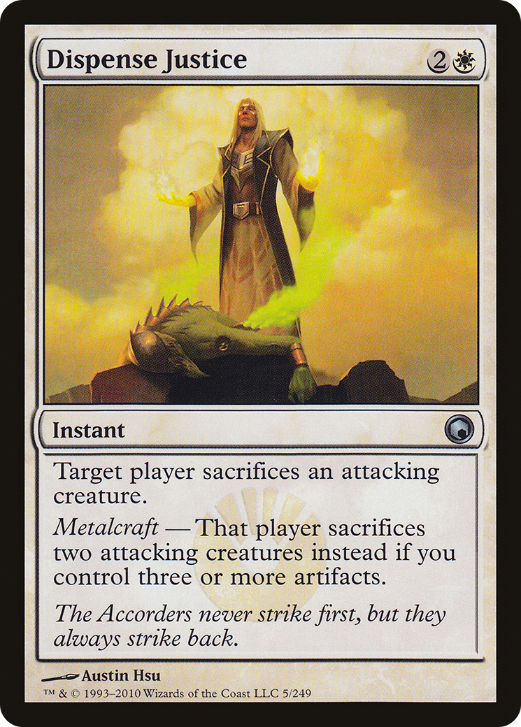 Image of Dispense Justice [Scars of Mirrodin]