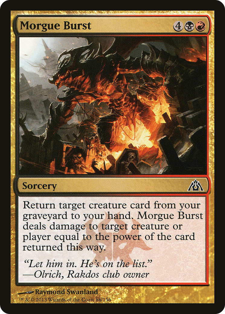 Image of Morgue Burst [Dragon's Maze]