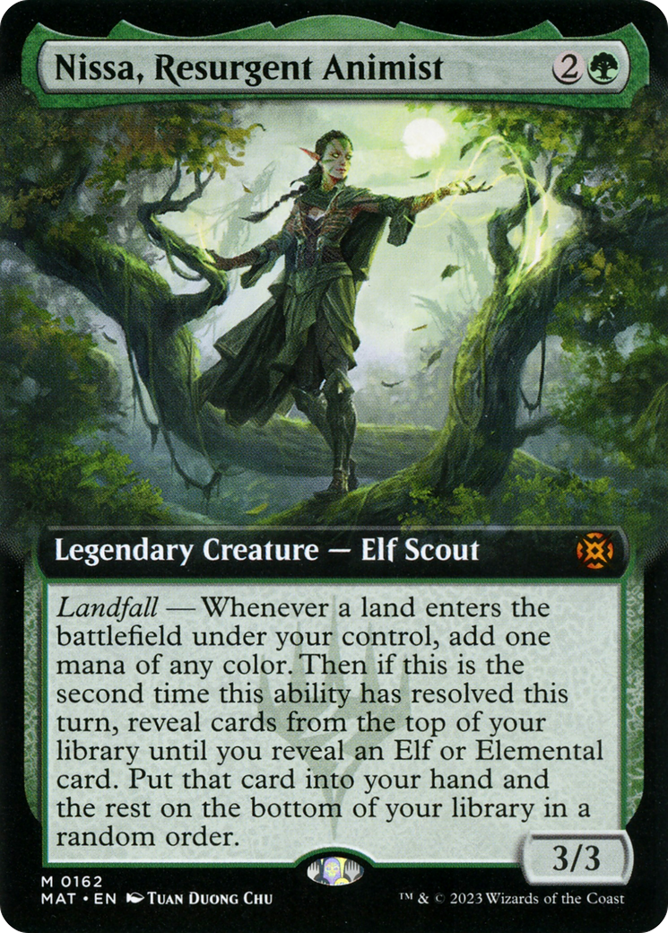 Image of Nissa, Resurgent Animist (Extended Art) [March of the Machine: The Aftermath]