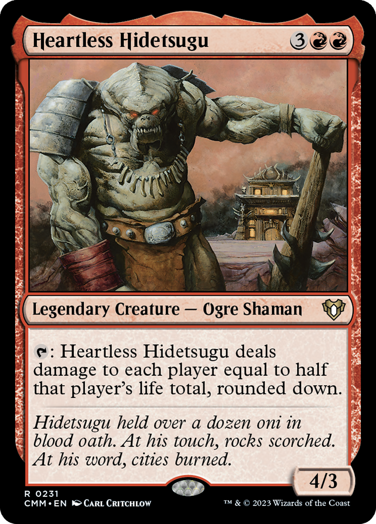Image of Heartless Hidetsugu [Commander Masters]