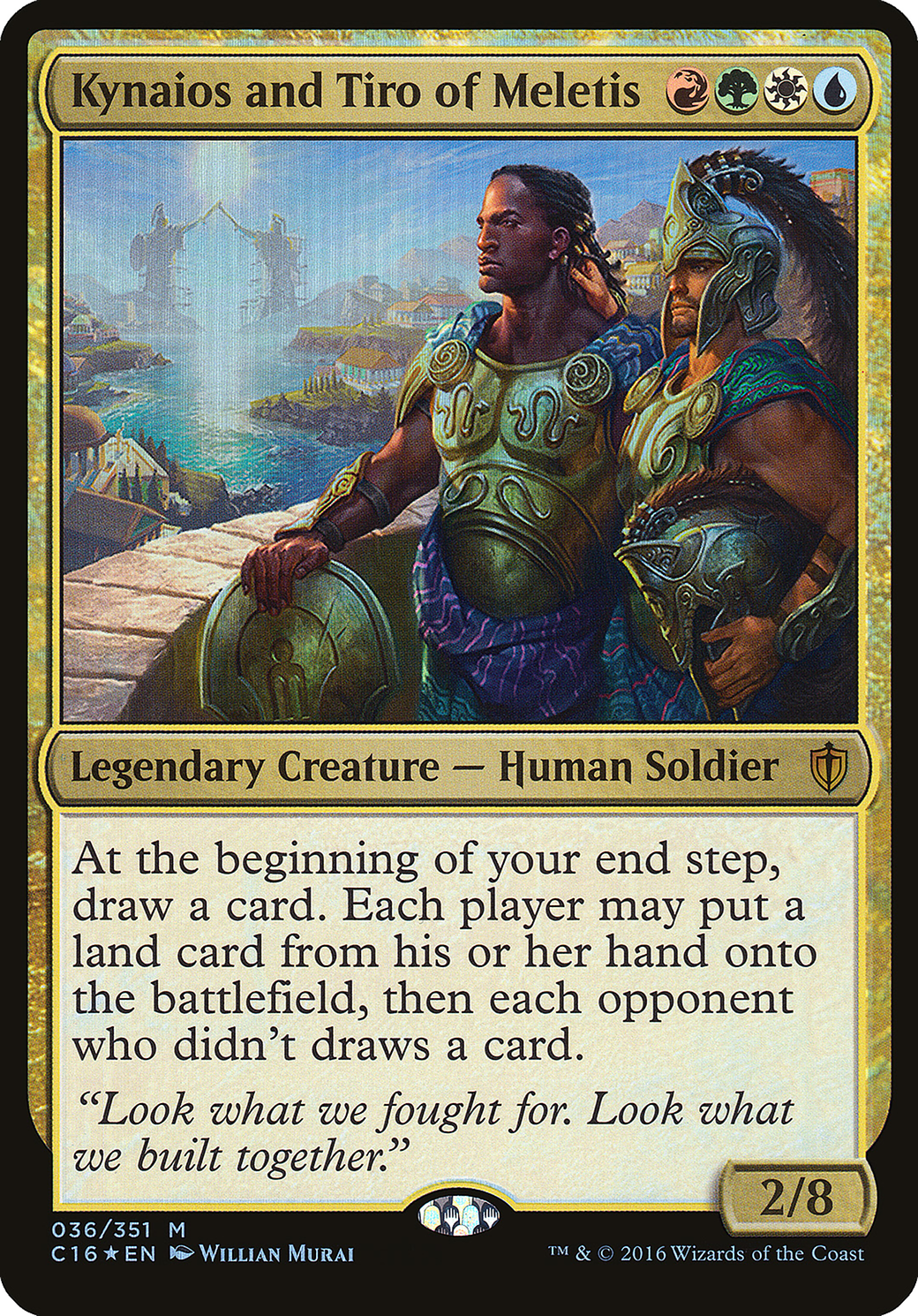 Image of Kynaios and Tiro of Meletis (Oversized) [Commander 2016 Oversized]