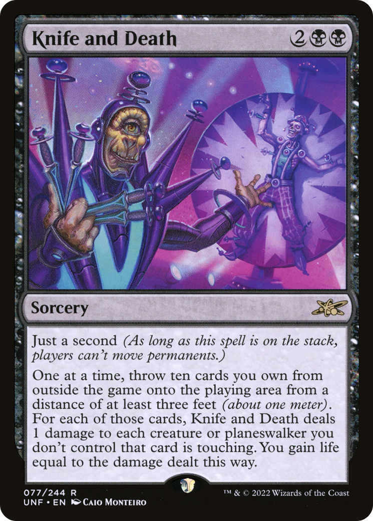 Image of Knife and Death [Unfinity]