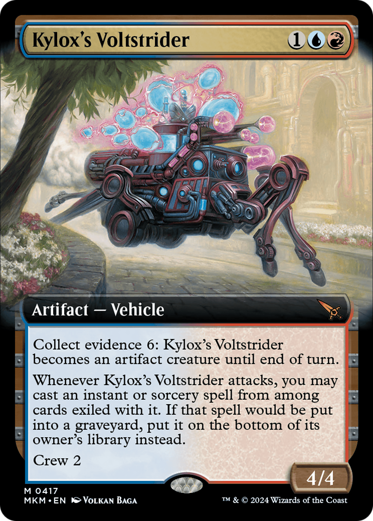 Image of Kylox's Voltstrider (Extended Art) [Murders at Karlov Manor]