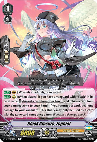 Black Closure, Zophiel (V-BT12/033EN) [Divine Lightning Radiance]