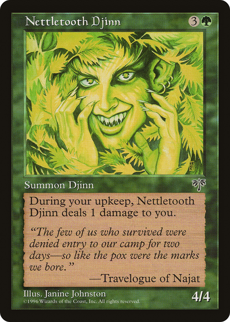 Image of Nettletooth Djinn [Mirage]