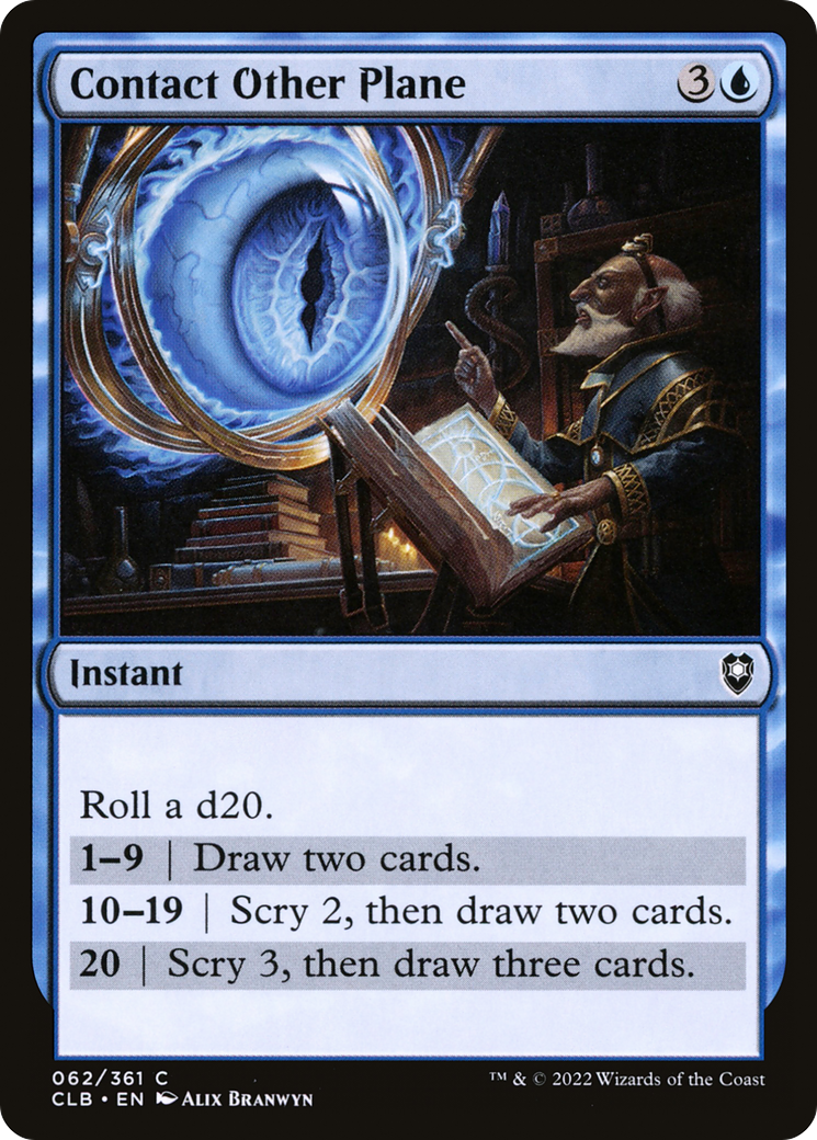 Image of Contact Other Plane [Commander Legends: Battle for Baldur's Gate]