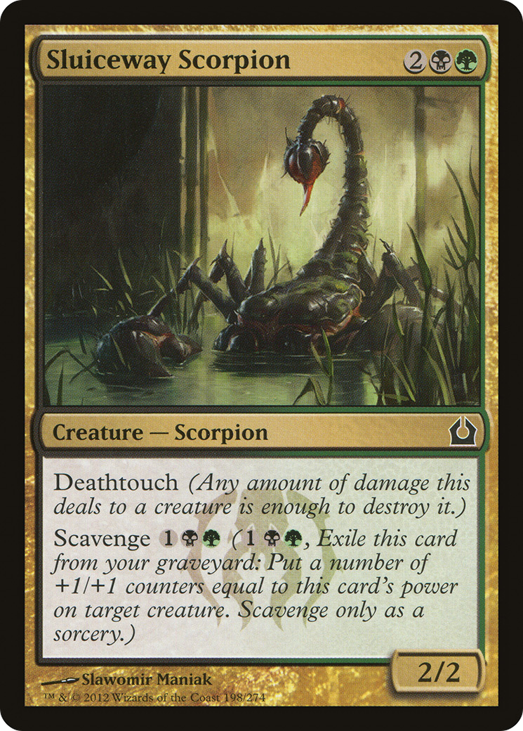 Image of Sluiceway Scorpion [Return to Ravnica]