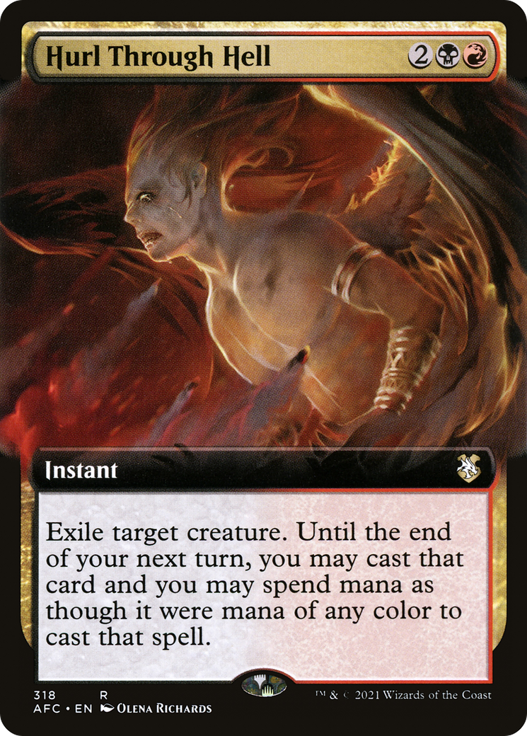 Image of Hurl Through Hell (Extended Art) [Dungeons & Dragons: Adventures in the Forgotten Realms Commander]