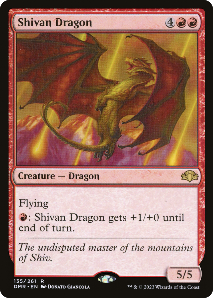 Image of Shivan Dragon [Dominaria Remastered]