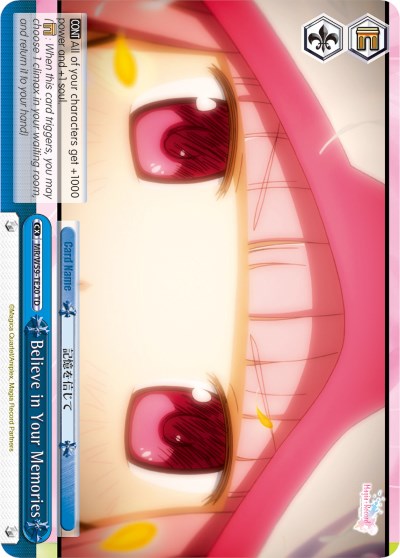 Image of Believe in Your Memories (MR/W59-TE20 TD) [Magia Record: Puella Magi Madoka Magica [Side Story] (Mobile)]