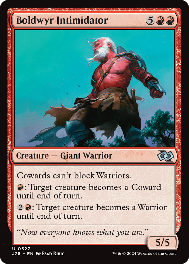 Image of Boldwyr Intimidator [Foundations Jumpstart]