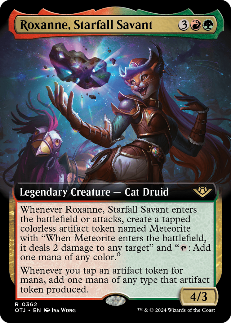 Image of Roxanne, Starfall Savant (Extended Art) [Outlaws of Thunder Junction]