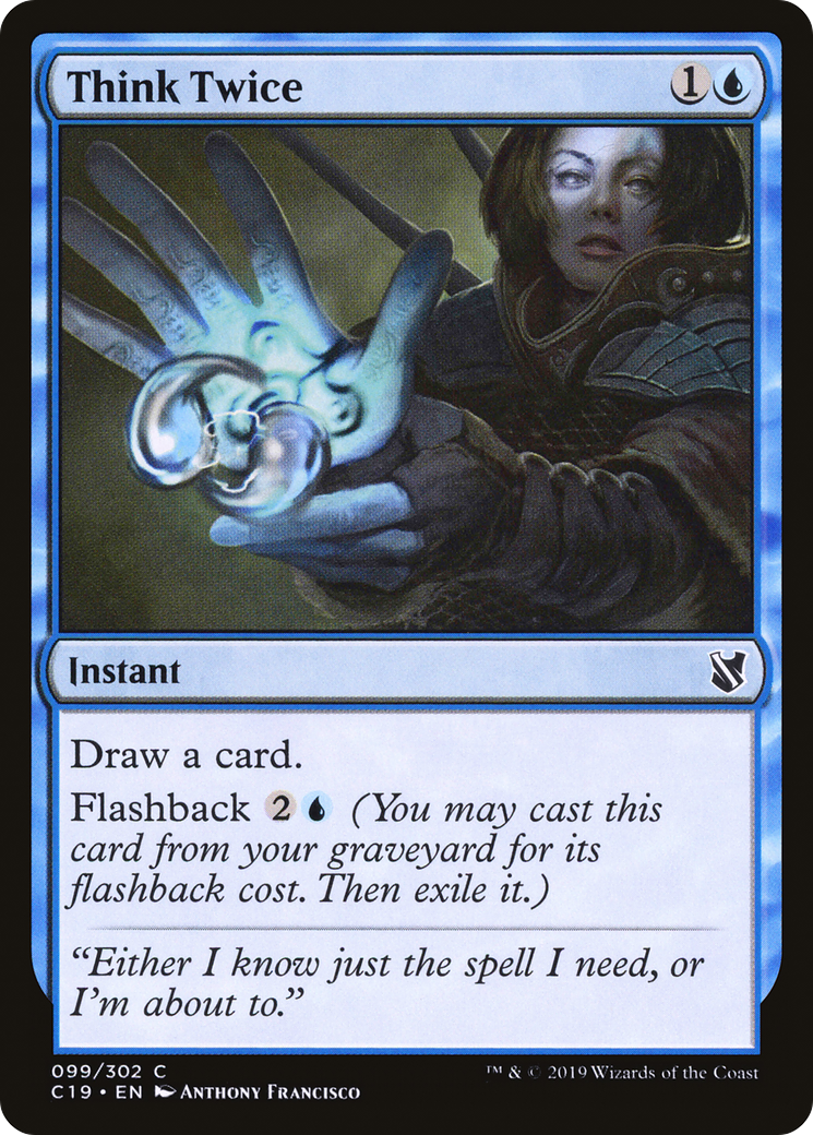 Image of Think Twice [Commander 2019]