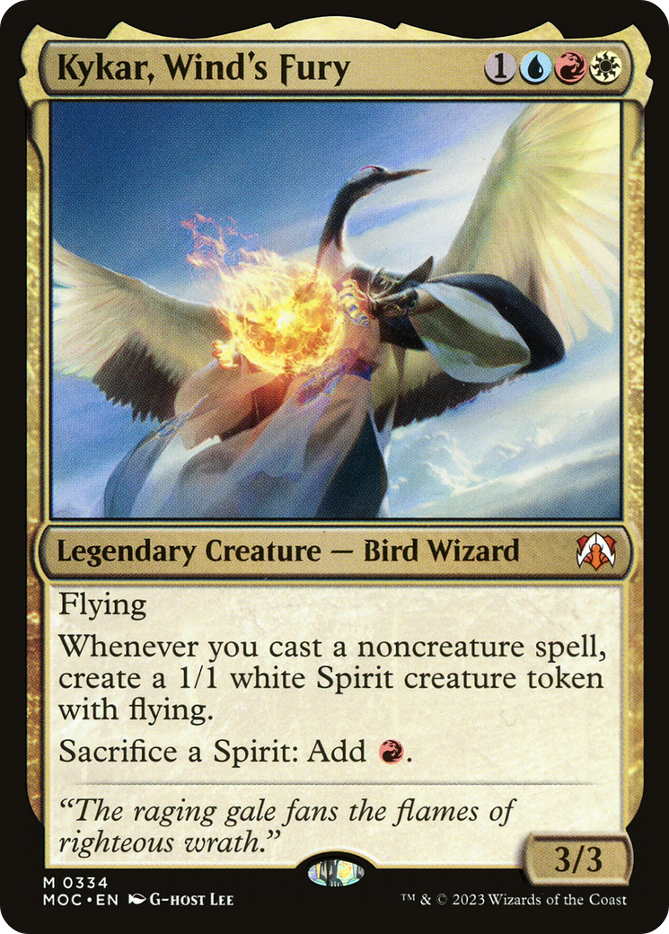 Image of Kykar, Wind's Fury [March of the Machine Commander]
