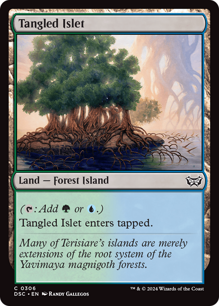 Image of Tangled Islet [Duskmourn: House of Horror Commander]