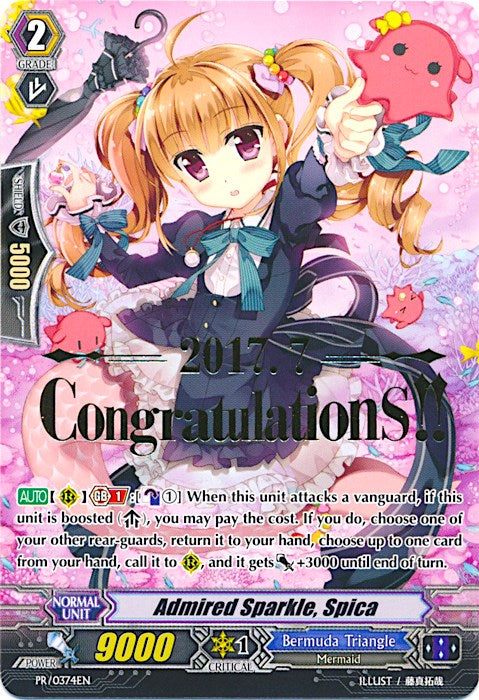 Image of Admiredarkle,ica (Hot Stamped) (PR/0374EN) [Promo Cards]