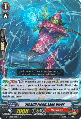 Image of Stealth Fiend, Lake Diver (G-TCB02/048EN) [The GENIUS STRATEGY]