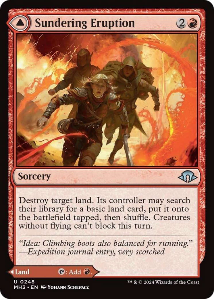 Image of Sundering Eruption // Volcanic Fissure [Modern Horizons 3]