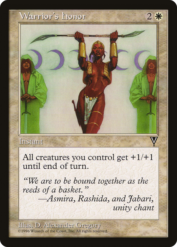 Image of Warrior's Honor [Visions]