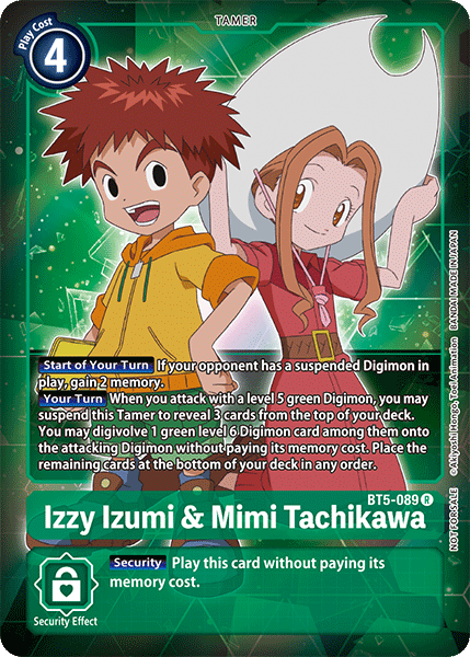 Image of Izzy Izumi & Mimi Tachikawa [BT5-089] (Buy-A-Box Promo) [Battle of Omni]